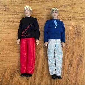 Vintage Aaron Carter Miniature Dolls Bundle of 2